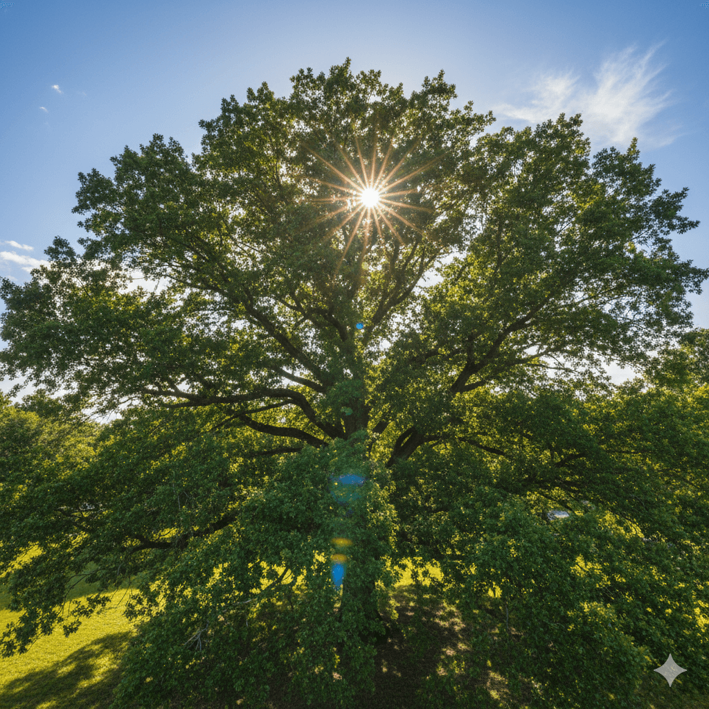 A lush, healthy tree canopy after professional care